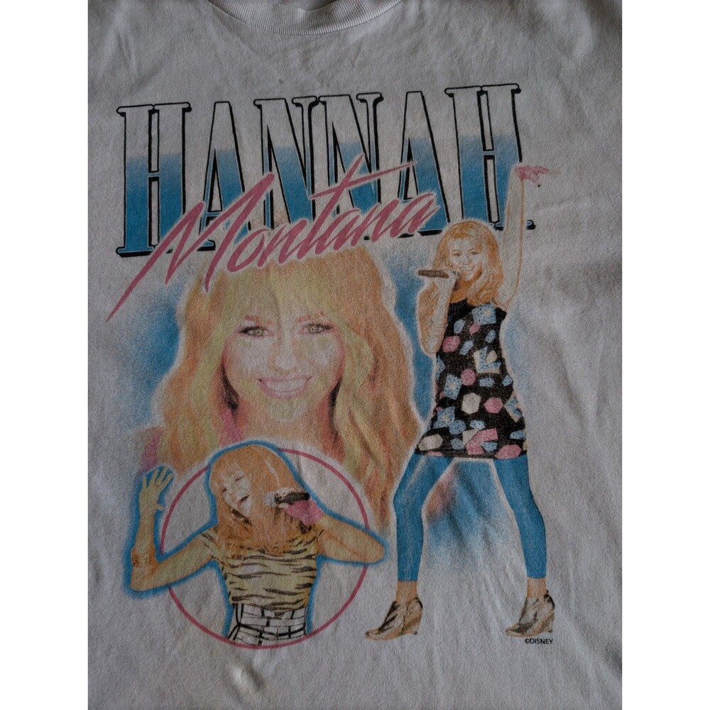 Vintage Y2K Hannah Montana Licensed Graphic T-Shirt  Miley Size M? Disney